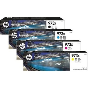 Hp 973X 4'lü Takım C/m/y/bk Hp Pagewide Pro 452DW / 477DW Mfp Kartuş
