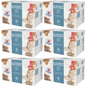 Glutensiz Un 5 kg 5 kg Kutu Çölyak Diyetine Uygun 6'lı