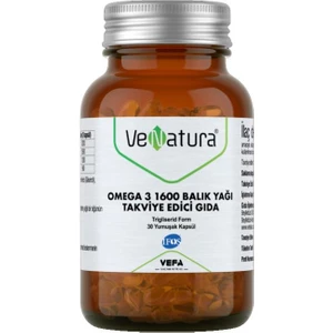 Omega 3 1600 Balık Yağı 30 Yumuşak Kapsül