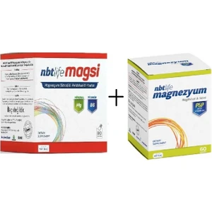 Nbt Ilaç Nbt Life Magnezyum P5P B6 60 Kapsül ve Magsi B6 Vıtamını 90 Kapsül