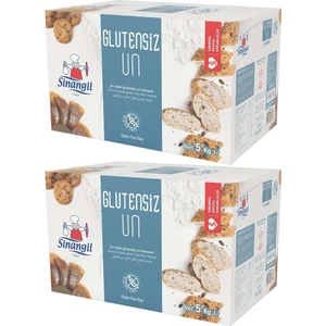 Glutensiz Un  Kutu Çölyak Diyetine Uygun 5 KG 2 ADET