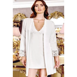 125 Çeyizlik Penye 6'lı Set-Ekru