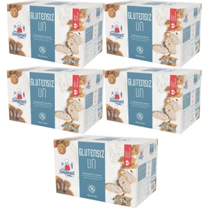 Glutensiz Un Kutu Çölyak Diyetine Uygun 5'li 5 kg