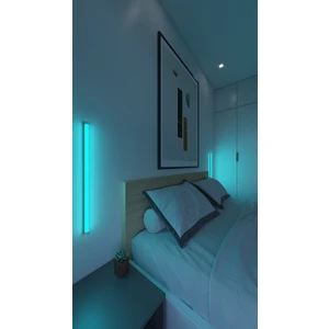 Blue Digital 1 Adet Mini Uzaktan Kumandalı LED Abajur Gece Lambası Rgb Yuksek Işık Sistemi