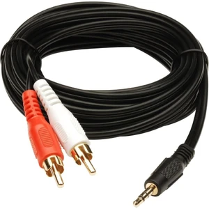 3.5mm Stereo To 2rca Audio Aux Ses Kablosu