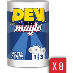 Çift Katlı Dev Kağıt Havlu 8'li Paket