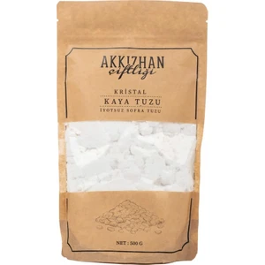 Akkızhan Çiftliği Kristal Kaya Tuzu 500 gr
