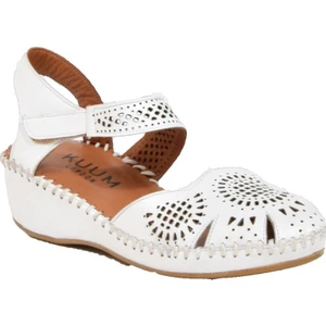 K4110 Beyaz Cilt Kadın Ayakkabı