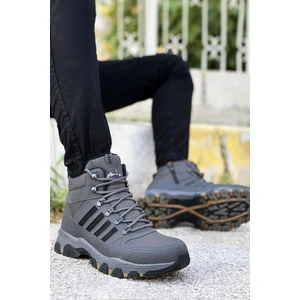 Big King Füme Çizgili Kauçuk Unisex Trekking Bot