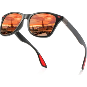 Polarize Aynalı Cam ve Metal/Plastik Çerçeveli Güneş Gözlüğü (Yurt Dışından)