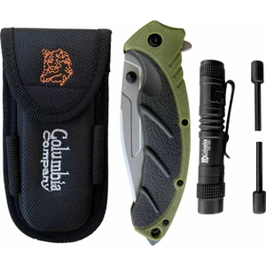 Tactical Set FST-3070A Haki Çakı+Fener