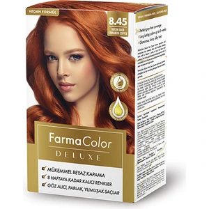 Farmacolor Deluxe Saç Boyası Tarçın Bakır 8.45