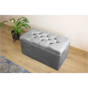 Lüks Kapitoneli Sandıklı Puf 70 cm