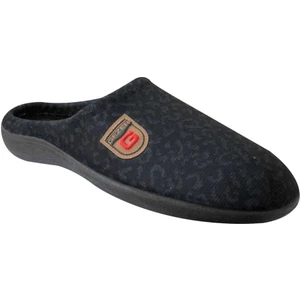 13509 Siyah Erkek Kışlık Ev Içi Terlik