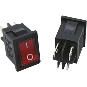 End Elektrik Mini Işıklı Anahtar (Sarı)