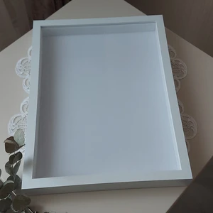 Verda Çerçeve 30X40 cm Yeni Trend Anı Çerçevesi Gül Kutusu! Beyaz Zemin