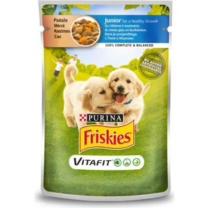 Tavuklu ve Havuçlu Pouch Konserve Yavru Köpek Maması 20 x 100 gr