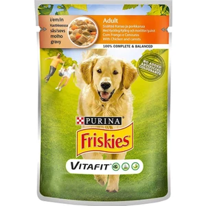 Purina Friskies Tavuklu ve Havuçlu Pouch Konserve Yetişkin Köpek Maması 20 x 100 gr