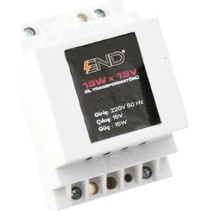 End Elektrik 15X15 Zil Trafosu 15W 15V