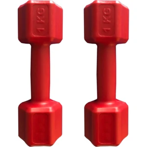 1 kg Kırmızı Dambıl Seti 1 kg x 2 Adet Toplam 2 kg Ağırlık