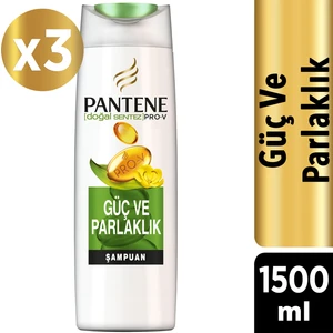 Şampuan Doğal Sentez Güç ve Parlaklık 500 ml x 3 Adet