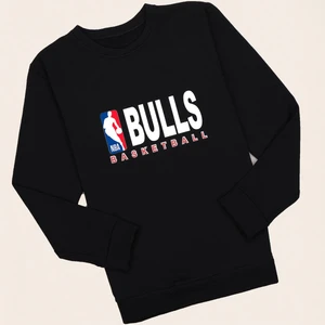 Siyah Nba Bulls Sweatshirt