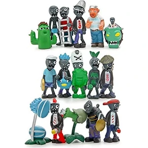 Plants Vs Zombies Serisi Pvc Oyuncaklar,16 Parça (Yurt Dışından)