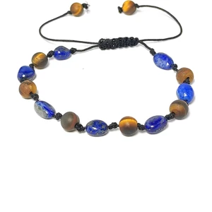 Taş Rüyası Lapis Lazuli Mat Kaplangözü Örme Bileklik