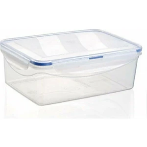 Plastik Kapaklı Şeffaf Kilitli Saklama Kabı 2 Lt
