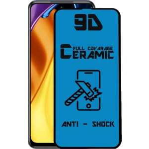 Case World Xiaomi Poco M3 Pro Tam Kaplayan Seramik Nano Esnek Ekran Koruyucu Cam