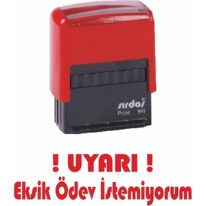 Eksik Ödev Kaşesi