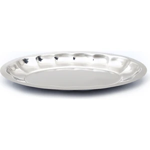 BAYDURSAN PASLANMAZ ÇELİK KAYIK TABAĞI, METAL , PARLAK SALATA TABAĞI NO.4