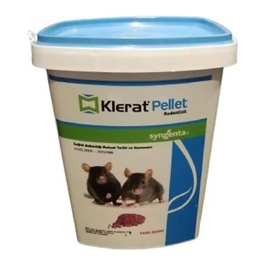 Syngenta Klerat Pellet Fare Zehirleri 80 Gr[tarla Faresi-Lağım Faresi-Ev Faresi Türleri Için