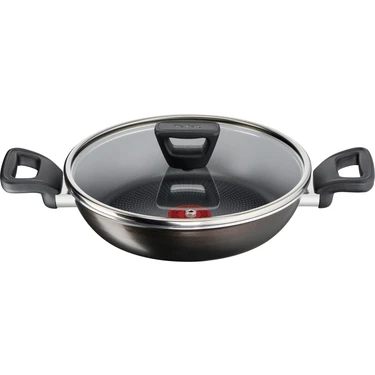 Tefal C38470 Titanyum 2X XL Kapaklı Sahan 24 cm -