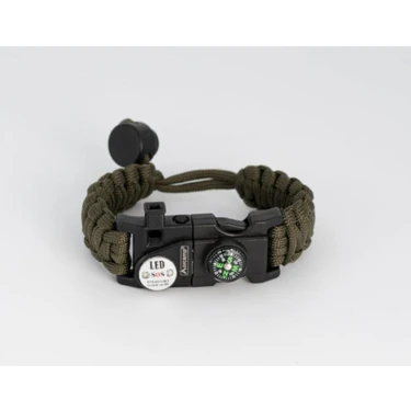 MadambbParacord Hayatta Kalma Bilekliği Survival Çok Amaçlı