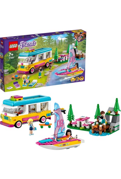 LEGO® Friends Orman Karavanı ve Teknesi 41681 Yapım Seti; Orman Oyuncağı (487 Parça)