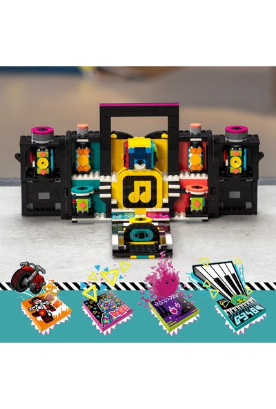 LEGO® Vidiyo™ The Boombox 43115 Yapım Seti Oyuncağı; Çocukları Kendi Müzik Kliplerini Yönetmeye ve Oynamaya Teşvik Edin (996 Parça)