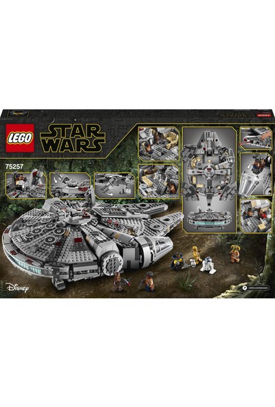 LEGO® Star Wars™ Skywalker’ın Yükselişi Milenyum Şahini 75257 - Koleksiyonluk ve Sergilenebilir Yapım Seti (1351 Parça)