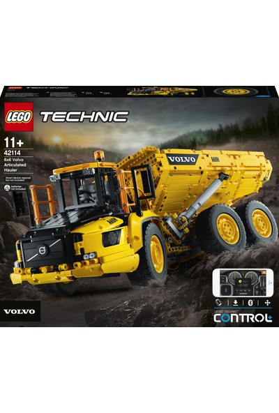 LEGO® Technic 42114 6x6 Volvo Mafsallı Kamyon Çocuk Oyuncak İnşaat Oyun Seti (2193 Parça)