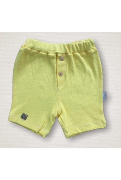 Tomuycuk Ananas Stil Erkek Bebek 2'li Takım Sarı