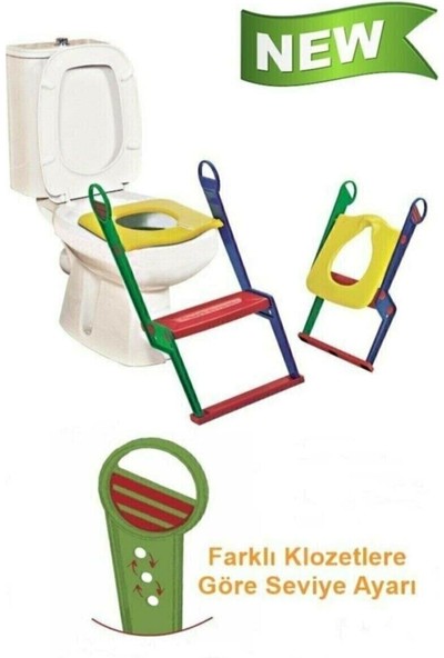 Ego Home Çocuk Tuvalet Eğitimi Alıştırıcı Klozet Kapağı Adaptörü Tuvalet Alıştırıcısı