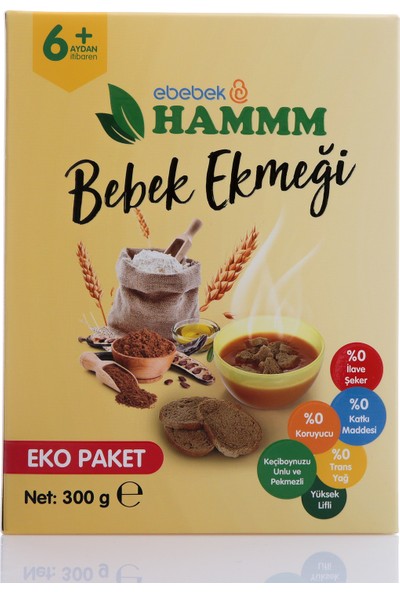 Hammm Bebek Ekmek 3*100 gr