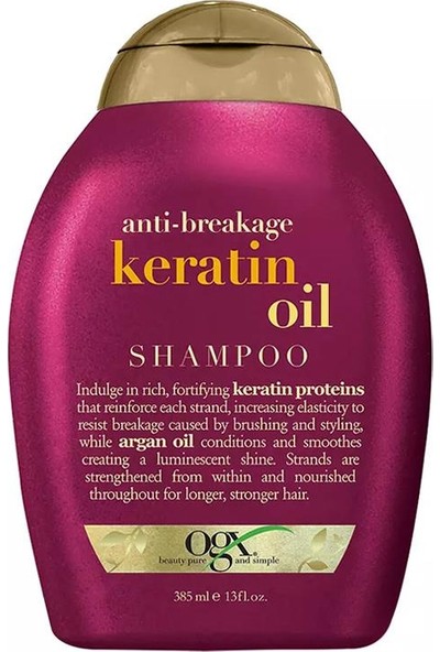 Organix Keratin Oil Kırılma Karşıtı Şampuan 385ML