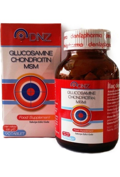 Deniz Pharma Dnz Glucosamine Chondroitin Msm 90 Tablet