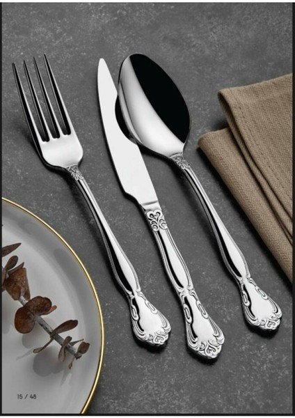 Dafne Kaşık Takımı 12 Kişilik 84 Parça Kutulu