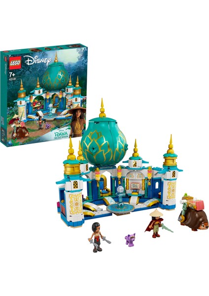 ® l Disney Princess# Raya ve Kalp Sarayı 43181 - Çocuklar İçin Yaratıcı Oyuncak Yapım Seti (610 Parça)