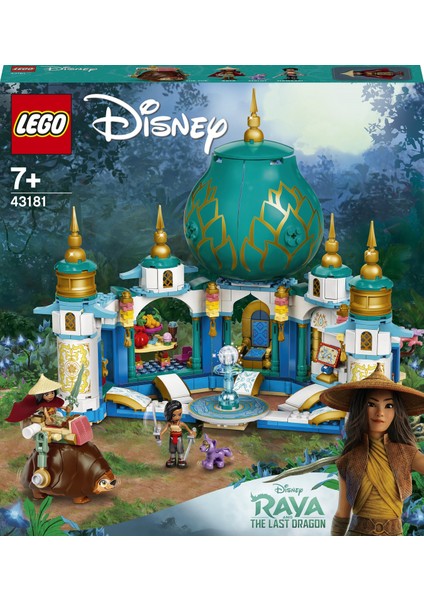 ® l Disney Princess# Raya ve Kalp Sarayı 43181 - Çocuklar İçin Yaratıcı Oyuncak Yapım Seti (610 Parça)