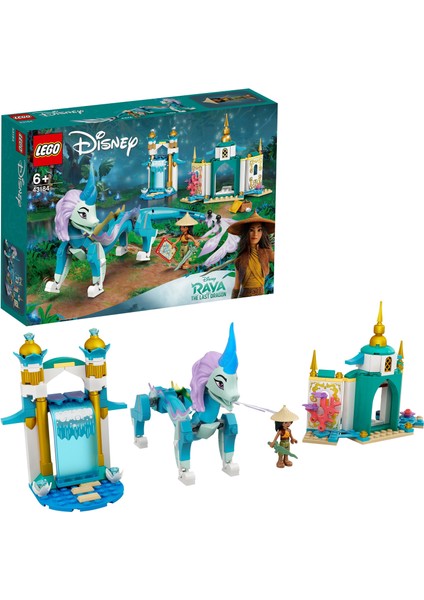 ® l Disney Princess# Raya ve Ejderha Sisu 43184 - Çocuklar İçin Yaratıcı Oyuncak Yapım Seti (216 Parça)