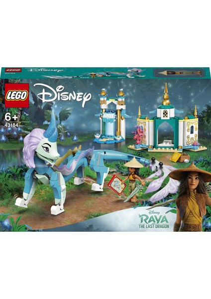 ® l Disney Princess# Raya ve Ejderha Sisu 43184 - Çocuklar İçin Yaratıcı Oyuncak Yapım Seti (216 Parça)