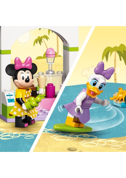 LEGO® # Disney Mickey and Friends Minnie Fare'nin Dondurma Dükkanı 10773 - Çocuklar İçin Yaratıcı Oyuncak Yapım Seti (100 Parça)